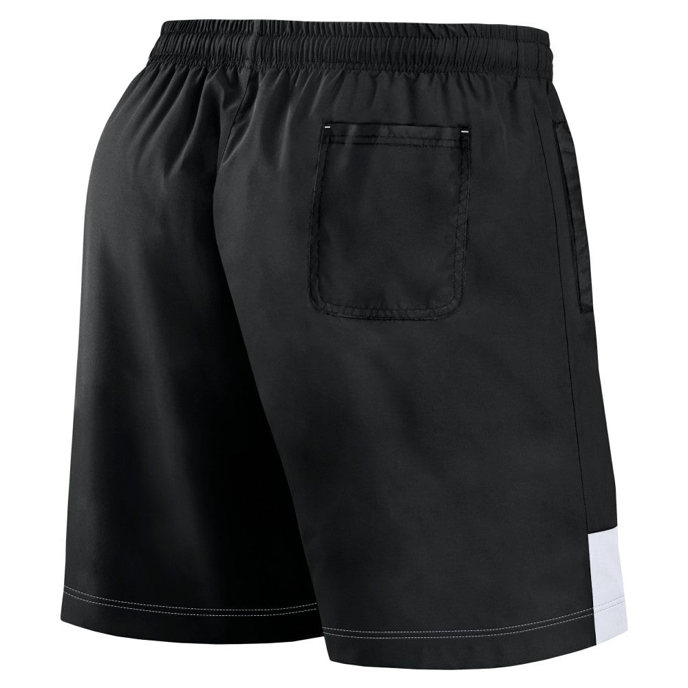 Black Los Angeles Dodgers Fanatics Elements Swim Shorts