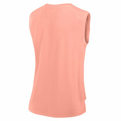 Coral Los Angeles Dodgers Fanatics Women's Studio Gym Tank Top