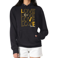 NHL Boston Bruins G-III 4Her by Carl Banks Women's Hockey Love Fleece Pullover Hoodie