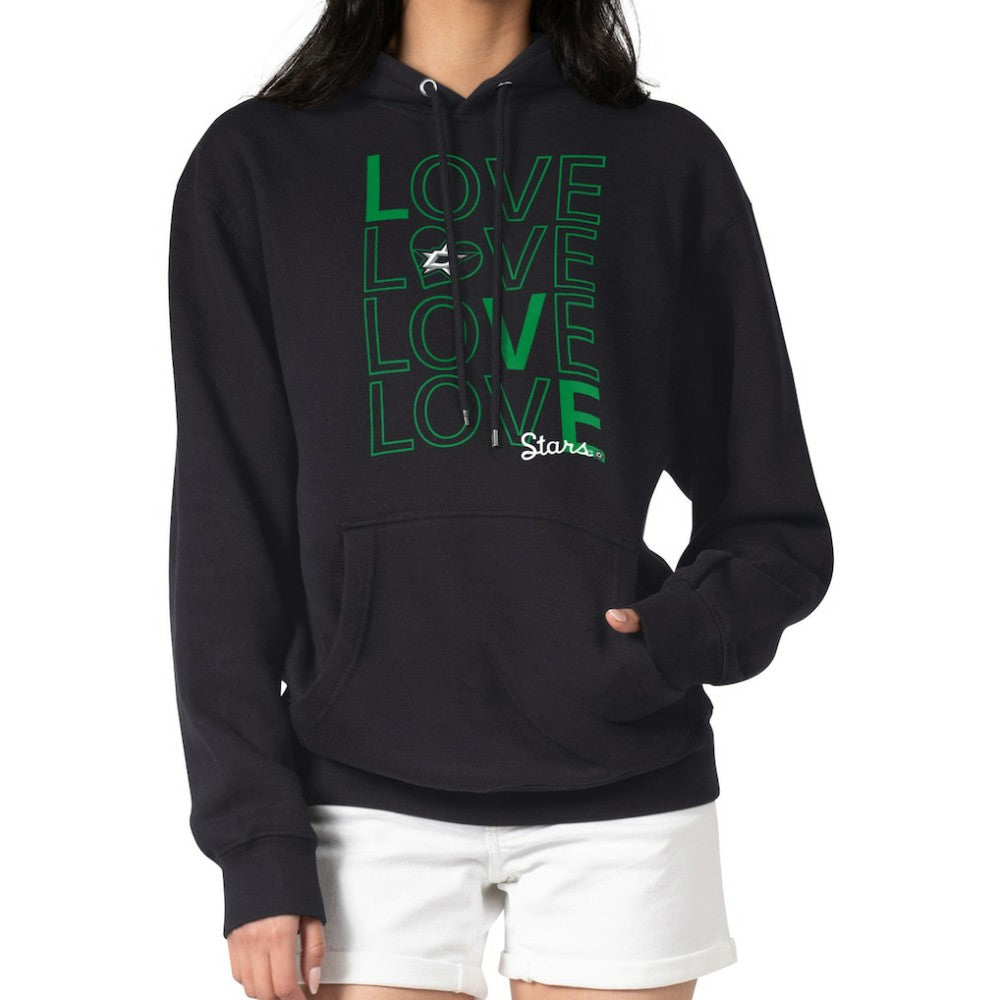 NHL Dallas Stars G-III 4Her by Carl Banks Women's Hockey Love Fleece Pullover Hoodie