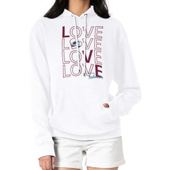 NHL Colorado Avalanche G-III 4Her by Carl Banks Women's Hockey Love Fleece Pullover Hoodie