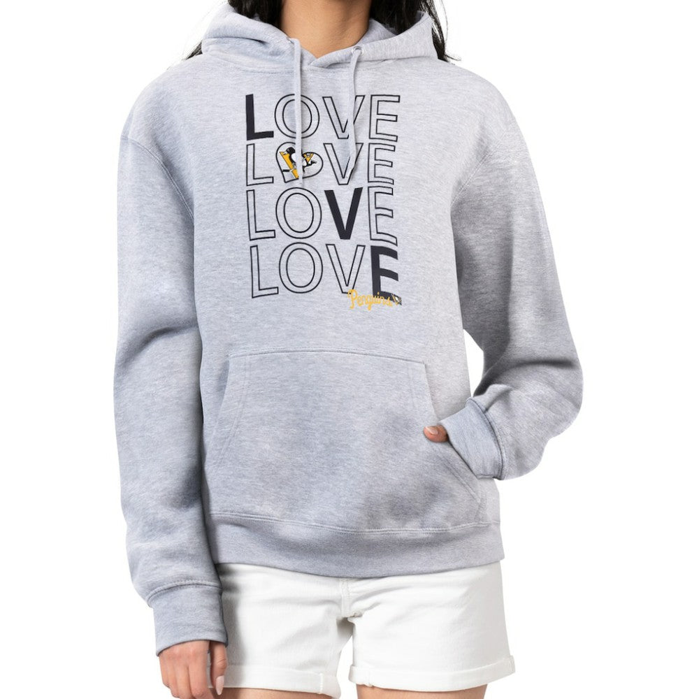 NHL Pittsburgh Penguins G-III 4Her by Carl Banks Women's Hockey Love Fleece Pullover Hoodie