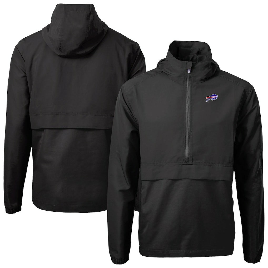 Cutter & Buck Charter Eco Recycled Anorak Half-Zip Jacket - Buffalo Bills Jackets