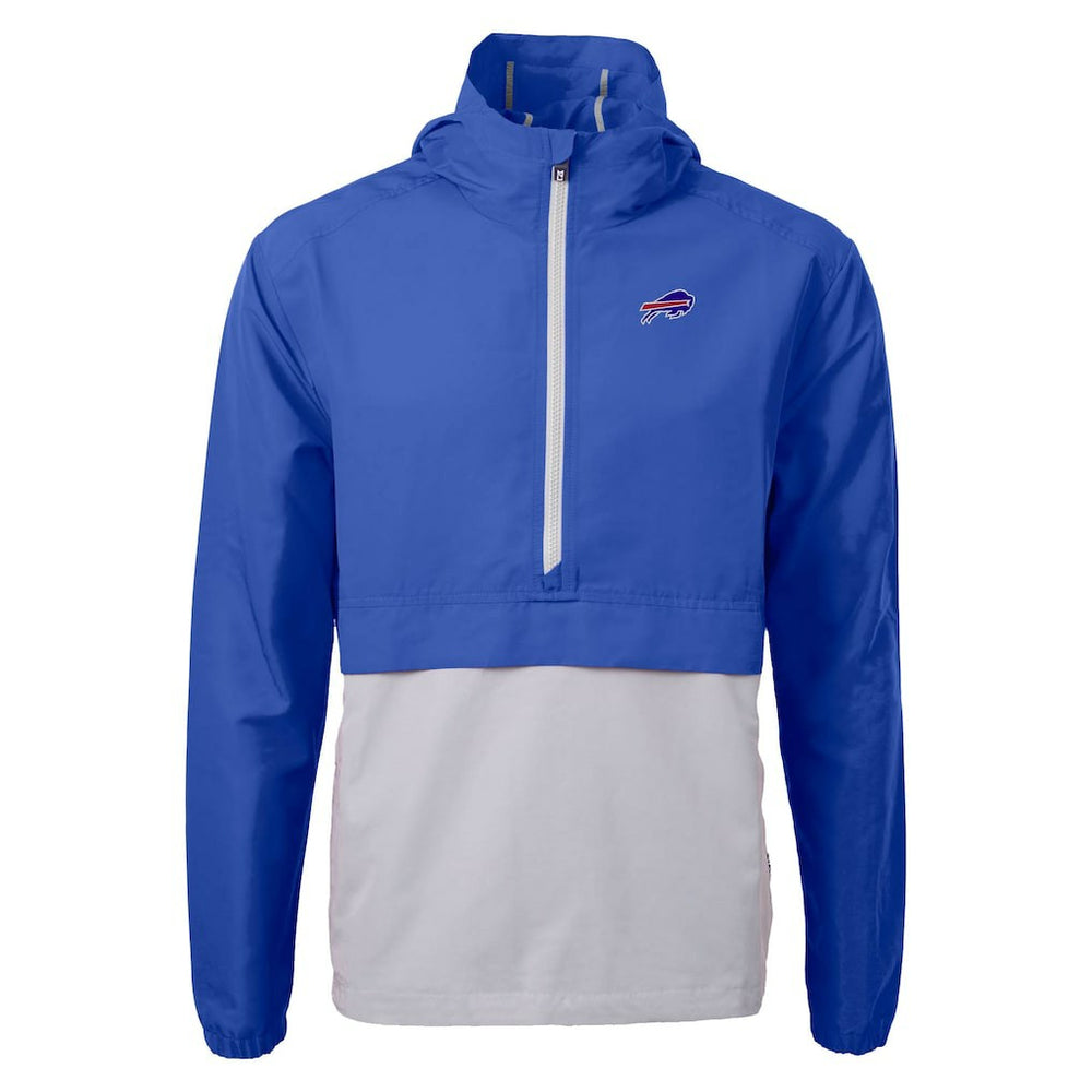 Cutter & Buck Charter Eco Recycled Anorak Half-Zip Jacket - Buffalo Bills Jackets
