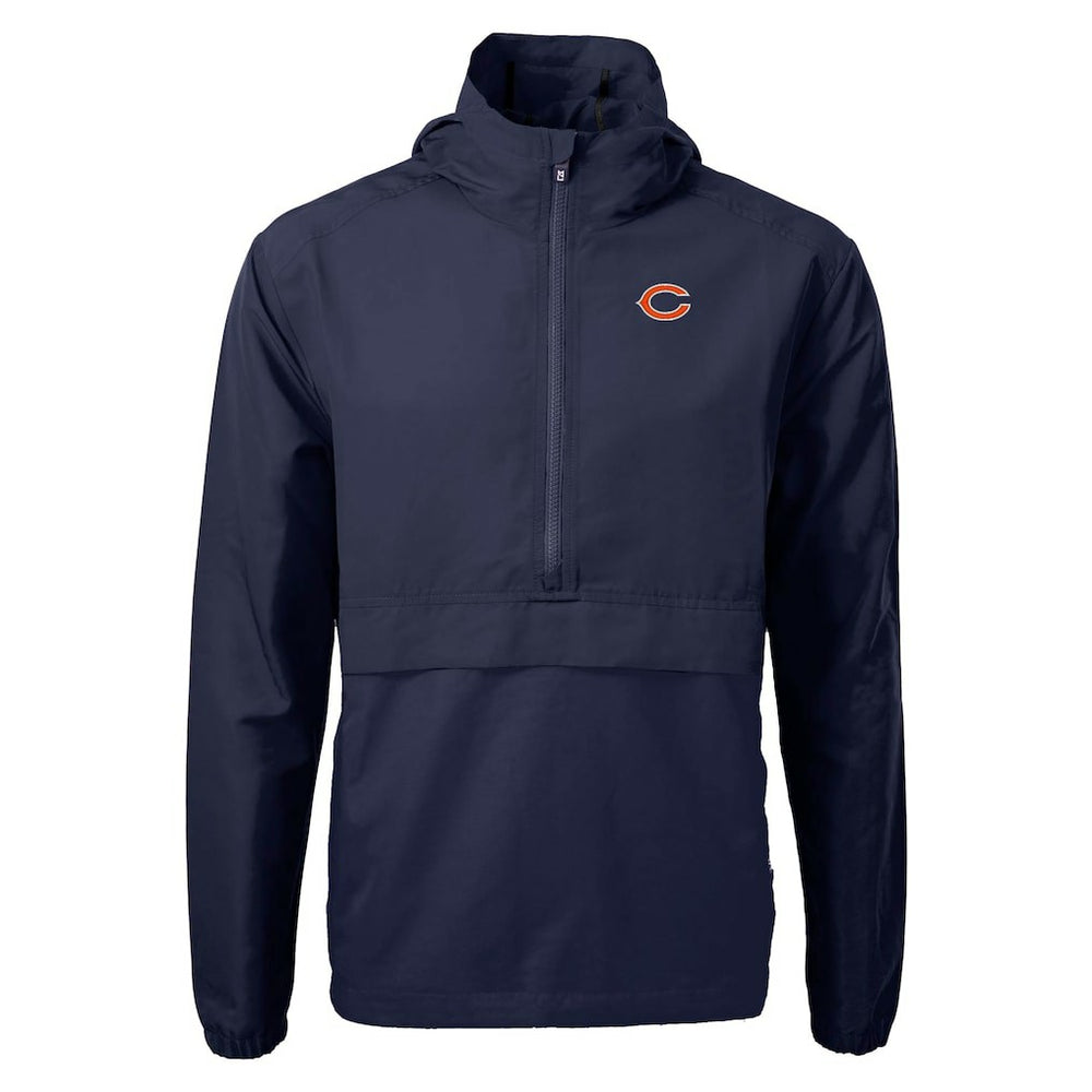 Cutter & Buck Charter Eco Recycled Anorak Half-Zip Jacket - Chicago Bears Jackets