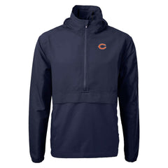 Cutter & Buck Charter Eco Recycled Anorak Half-Zip Jacket - Chicago Bears Jackets
