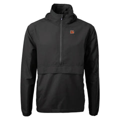 Cutter & Buck Charter Eco Recycled Anorak Half-Zip Jacket - Cincinnati Bengals Jackets