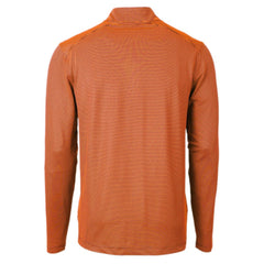 Cutter & Buck Virtue Eco Pique Micro Stripe Recycled Quarter-Zip Pullover Top - Chicago Bears Pullover