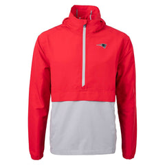 Cutter & Buck Charter Eco Recycled Anorak Half-Zip Jacket - New England Patriots Jackets