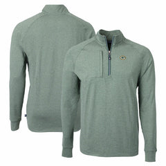 Cutter & Buck Adapt Eco Knit Quarter-Zip Pullover Top - Green Bay Packers Pullover