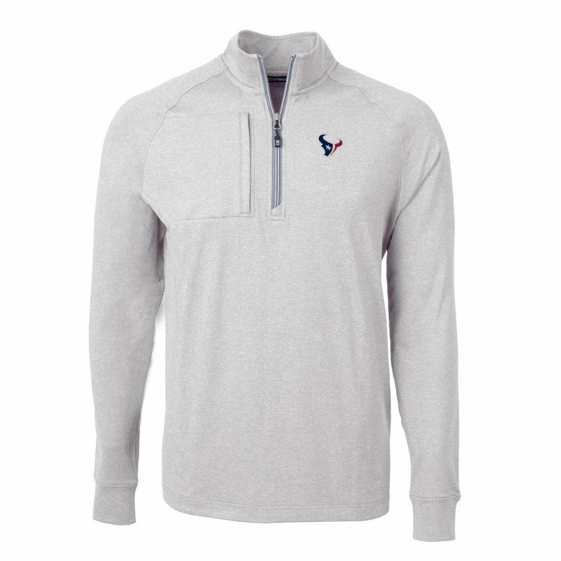 Cutter & Buck Adapt Eco Knit Quarter-Zip Pullover Top - Houston Texans Pullover