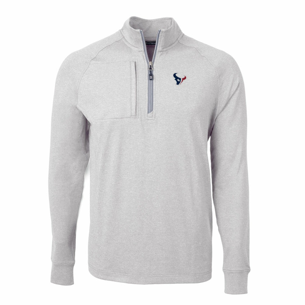 Cutter & Buck Adapt Eco Knit Quarter-Zip Pullover Top - Houston Texans Pullover