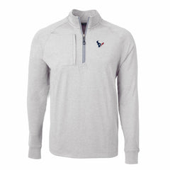 Cutter & Buck Adapt Eco Knit Quarter-Zip Pullover Top - Houston Texans Pullover