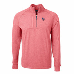 Cutter & Buck Adapt Eco Knit Quarter-Zip Pullover Top - Houston Texans Pullover