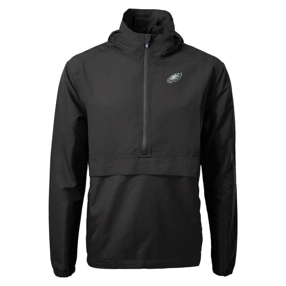 Cutter & Buck Charter Eco Recycled Anorak Half-Zip Jacket - Philadelphia Eagles Jackets