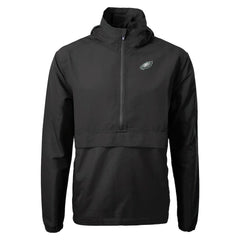 Cutter & Buck Charter Eco Recycled Anorak Half-Zip Jacket - Philadelphia Eagles Jackets