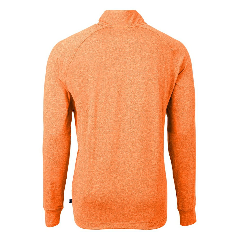 Cutter & Buck Adapt Eco Knit Quarter-Zip Pullover Top - Miami Dolphins Pullover