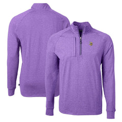 Cutter & Buck Adapt Eco Knit Quarter-Zip Pullover Top - Minnesota Vikings Pullover