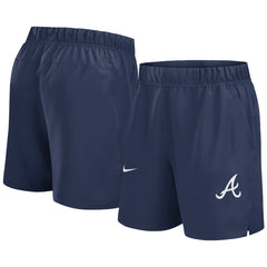 Navy Atlanta Braves Nike Woven Victory Dri-FIT Shorts