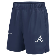 Navy Atlanta Braves Nike Woven Victory Dri-FIT Shorts