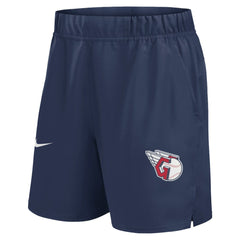 Navy Cleveland Guardians Nike Woven Victory Dri-FIT Shorts