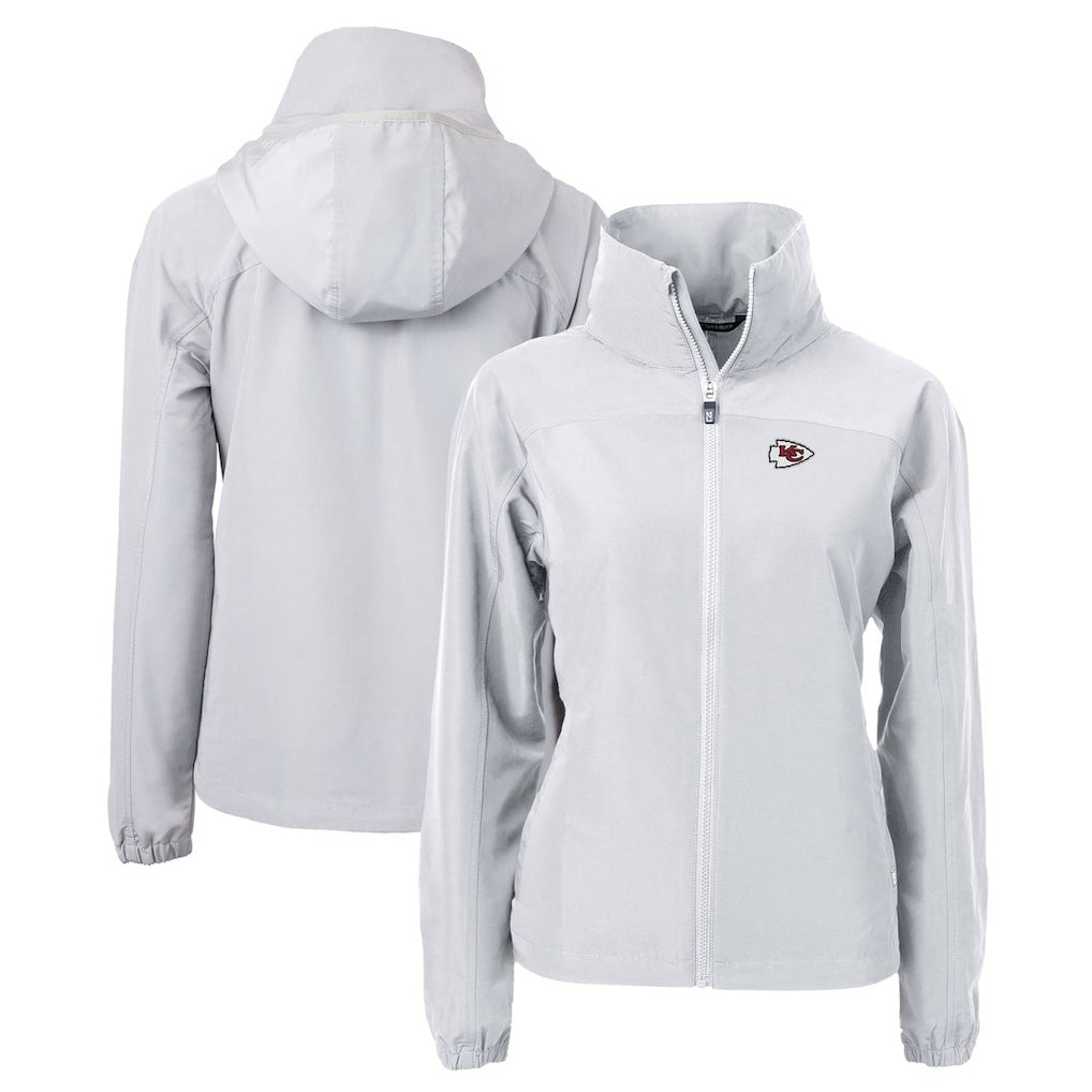 Cutter & Buck Women's Charter Eco Recycled Full-Zip Jacket - Kansas City Chiefs Jackets