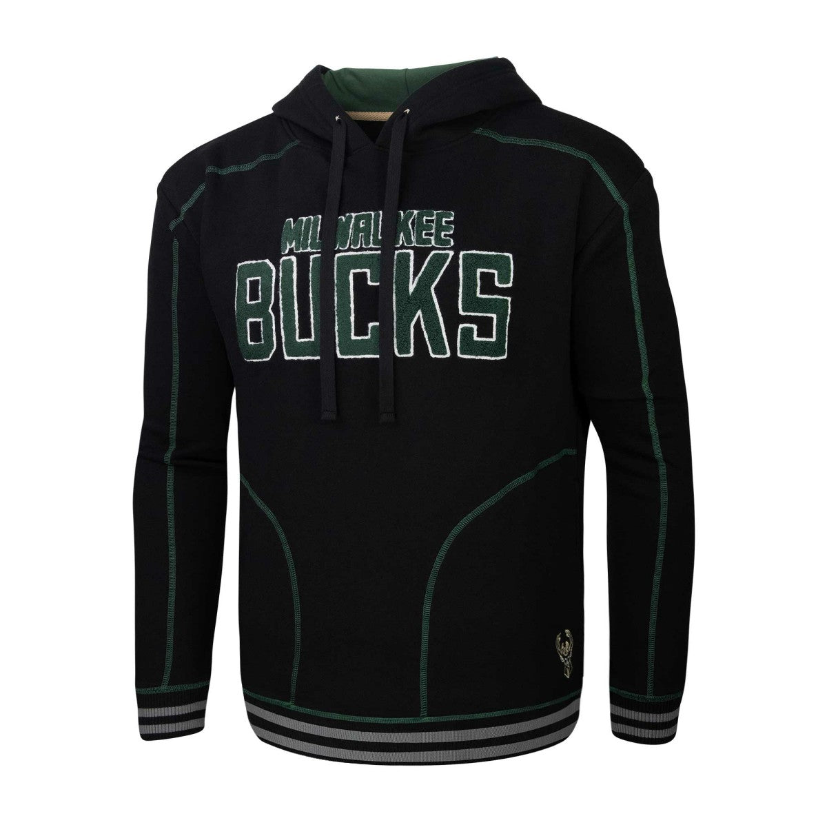 Milwaukee Bucks Stadium Essentials Baseline Pullover Hoodie