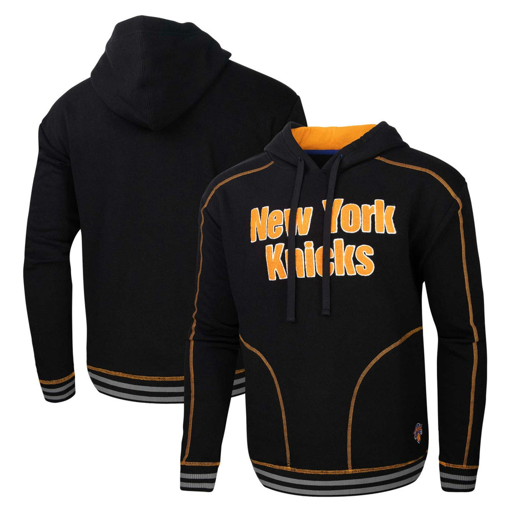 New York Knicks Stadium Essentials Baseline Pullover Hoodie