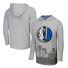 Dallas Mavericks Stadium Essentials Atrium Raglan Long Sleeve Hoodie T-Shirt sale