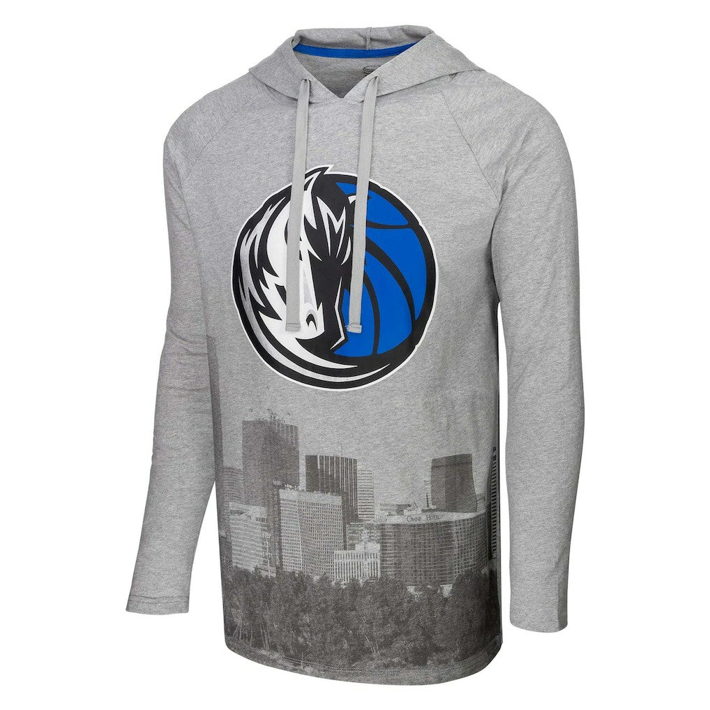 Dallas Mavericks Stadium Essentials Atrium Raglan Long Sleeve Hoodie T-Shirt sale