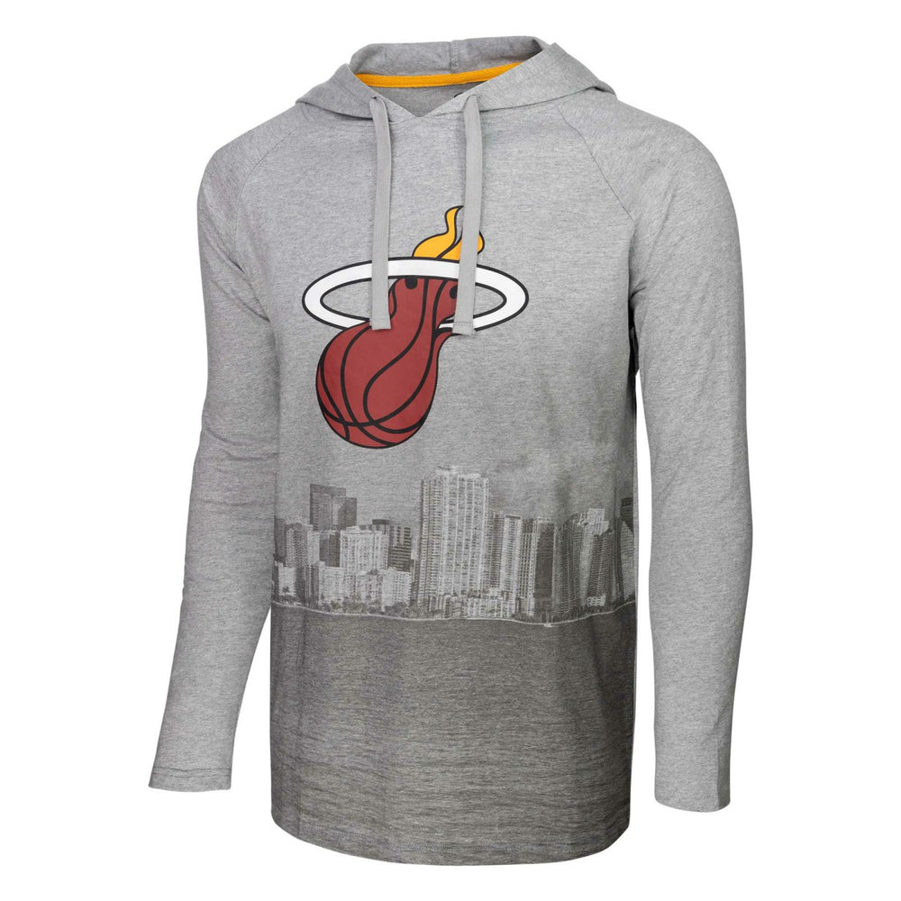 Miami Heat Stadium Essentials Atrium Raglan Long Sleeve Hoodie T-Shirt