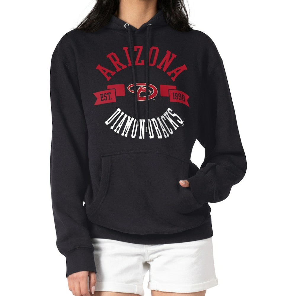 Black Arizona Diamondbacks G-III 4Her by Carl Banks Women's City Graphic Pullover Hoodie