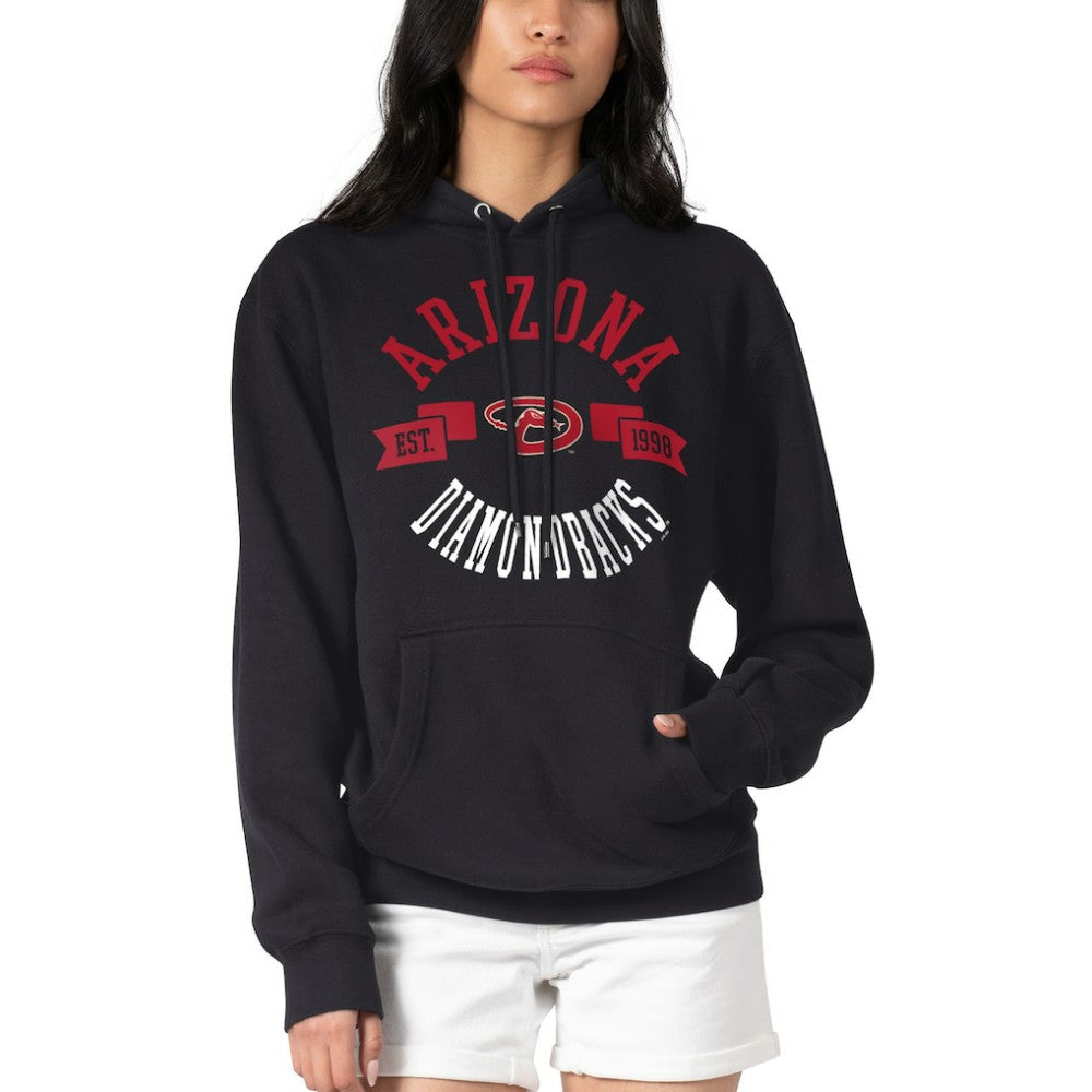 Black Arizona Diamondbacks G-III 4Her by Carl Banks Women's City Graphic Pullover Hoodie