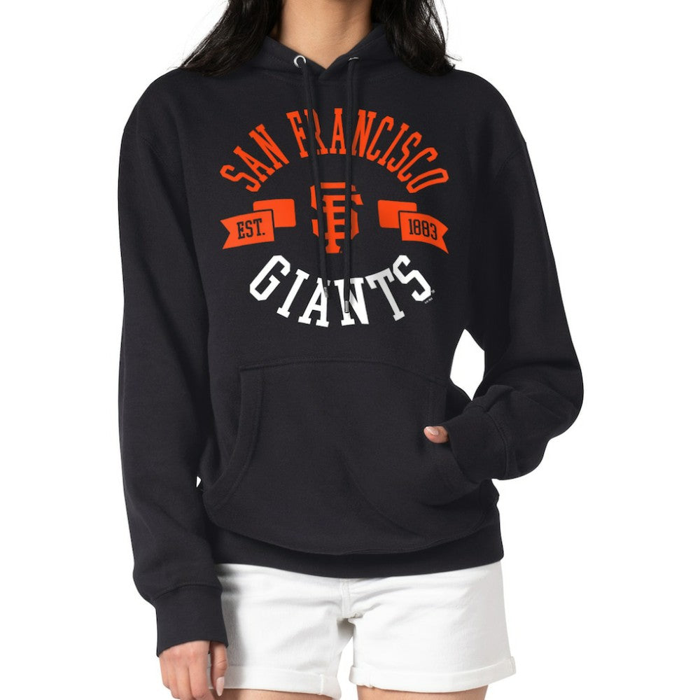 Black San Francisco Giants G-III 4Her by Carl Banks Women's City Graphic Pullover Hoodie