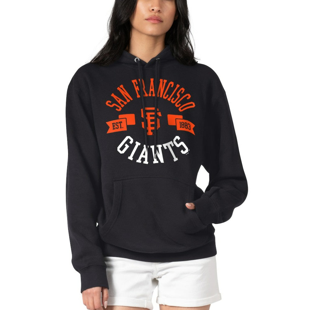 Black San Francisco Giants G-III 4Her by Carl Banks Women's City Graphic Pullover Hoodie