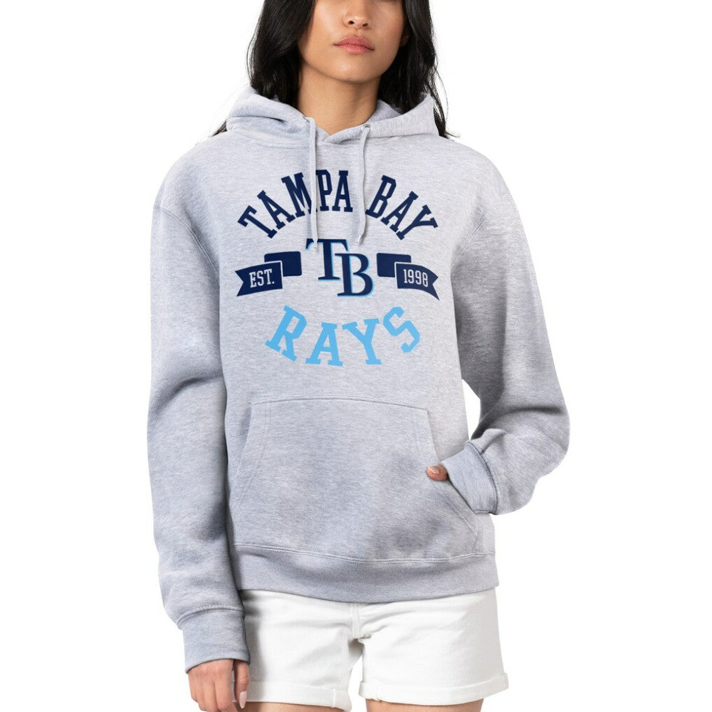 Heather Gray Tampa Bay Rays G-III 4Her by Carl Banks Women's City Graphic Pullover Hoodie