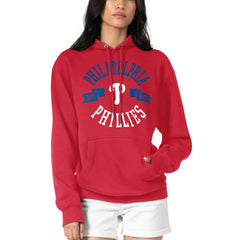 Red Philadelphia Phillies G-III 4Her by Carl Banks Women's City Graphic Pullover Hoodie