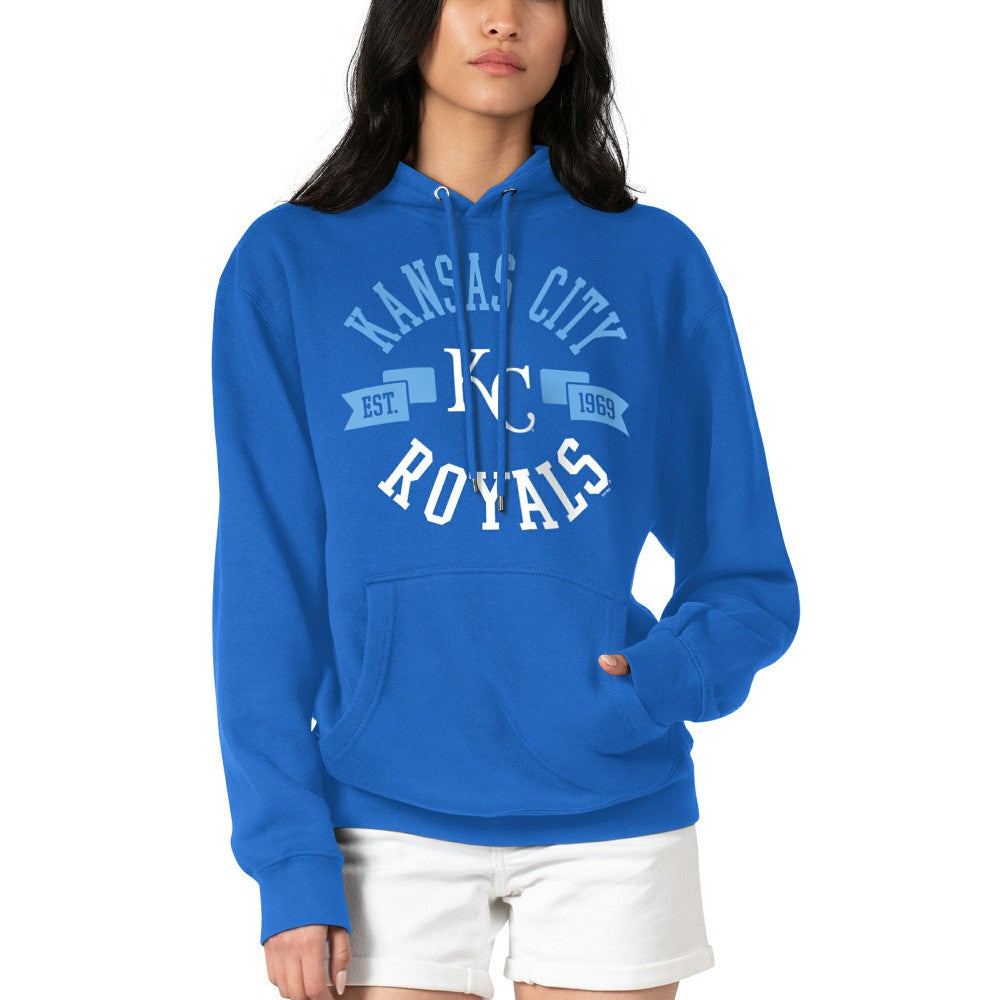 Royal Kansas City Royals G-III 4Her by Carl Banks Women's City Graphic Pullover Hoodie