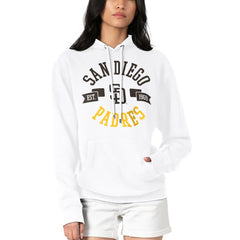 White San Diego Padres G-III 4Her by Carl Banks Women's City Graphic Pullover Hoodie