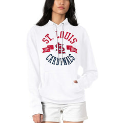 White St. Louis Cardinals G-III 4Her by Carl Banks Women's City Graphic Pullover Hoodie