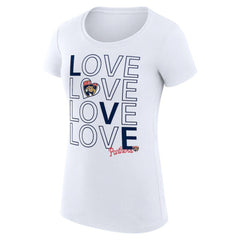 NHL Florida Panthers G-III 4Her by Carl Banks Women's Super-Slim Fit Lightweight Hockey Love T-Shirt
