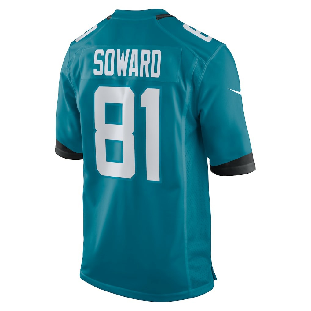 R. Jay Soward  Retired Player Team Game Jersey - Jacksonville Jaguars Jerseys