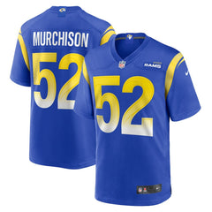 Larrell Murchison  Team Game Jersey - Los Angeles Rams Jerseys