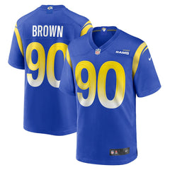 Earnest Brown IV  Team Game Jersey - Los Angeles Rams Jerseys