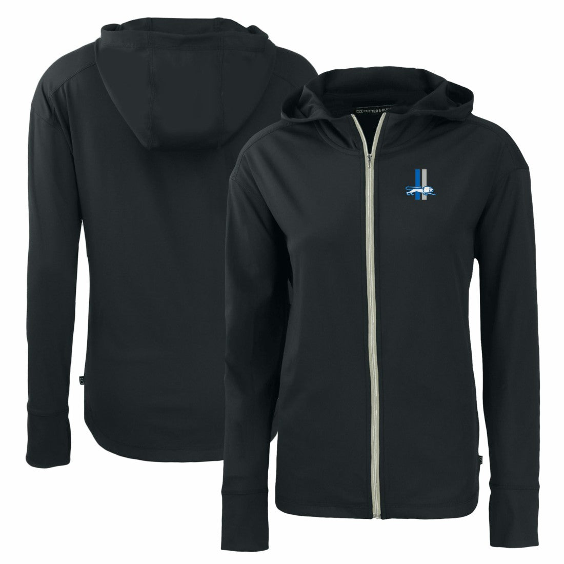 Cutter & Buck Women's Throwback Daybreak Eco Recycled Half-Zip Hoodie - Detroit Lions Hoodies