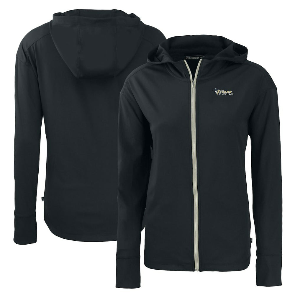 Cutter & Buck Women's Throwback Daybreak Eco Recycled Half-Zip Hoodie - New York Jets Hoodies