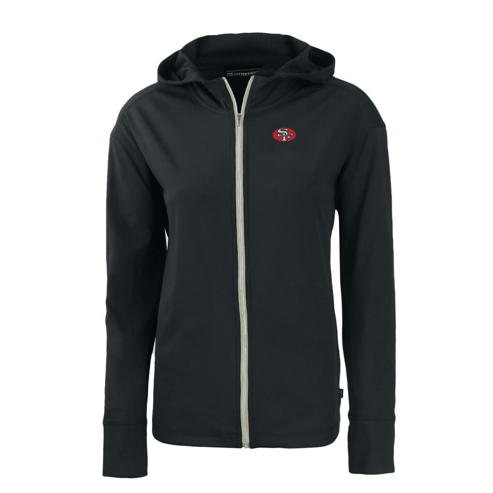 Cutter & Buck Women's Throwback Daybreak Eco Recycled Half-Zip Hoodie - San Francisco 49ers Hoodies