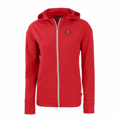 Cutter & Buck Women's Throwback Daybreak Eco Recycled Half-Zip Hoodie - San Francisco 49ers Hoodies