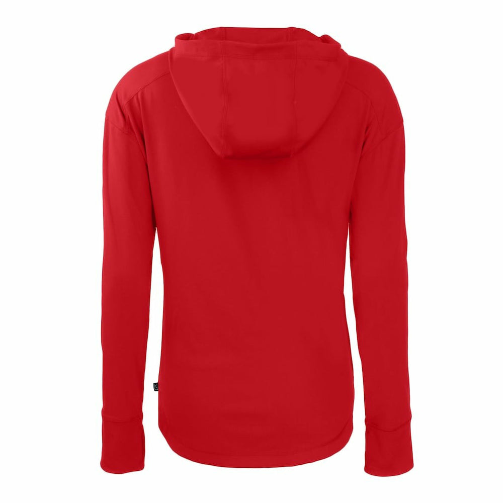 Cutter & Buck Women's Throwback Daybreak Eco Recycled Half-Zip Hoodie - San Francisco 49ers Hoodies