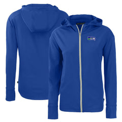 Cutter & Buck Women's Throwback Daybreak Eco Recycled Half-Zip Hoodie - Seattle Seahawks Hoodies